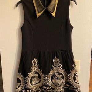 Brocade Mini Dress